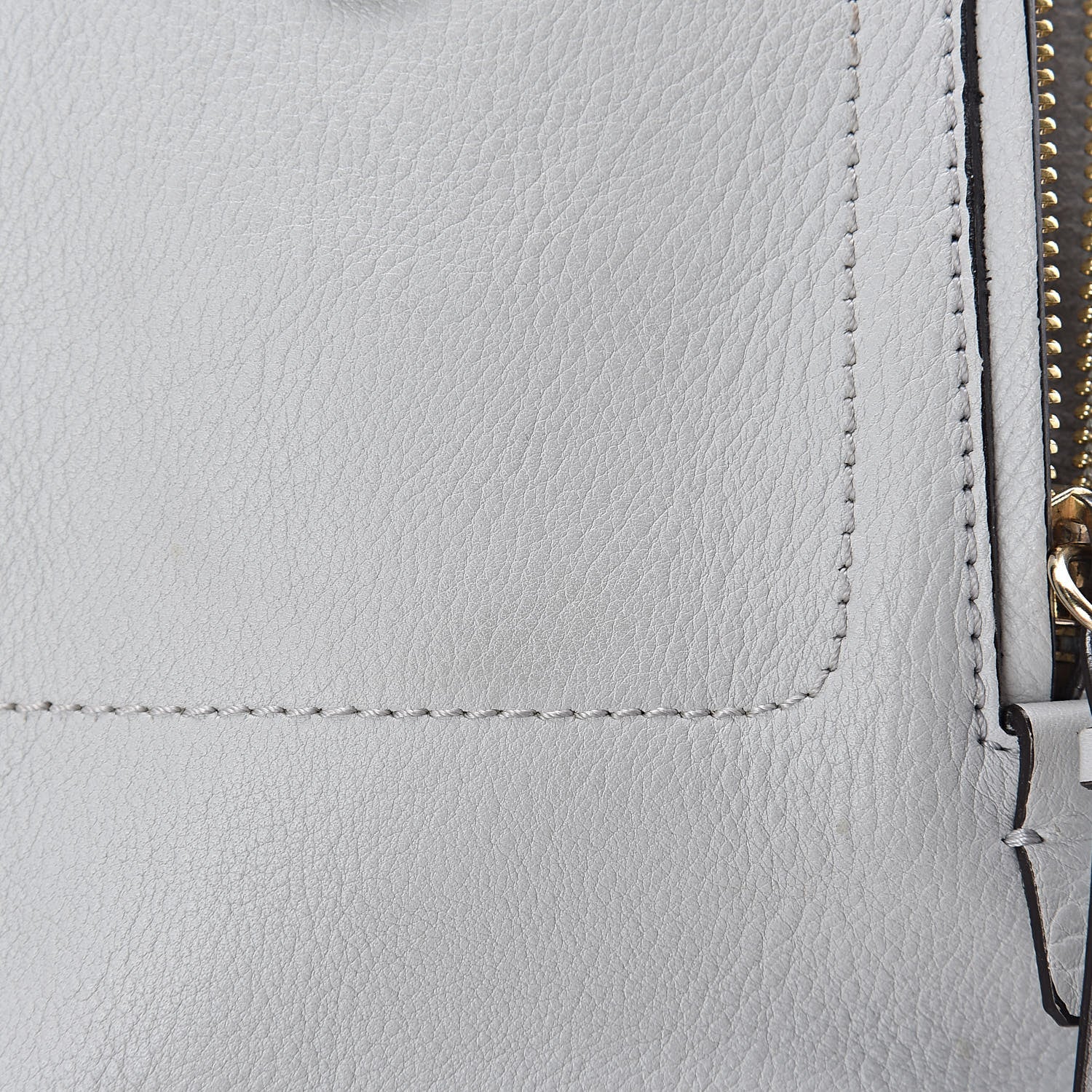 Chloe Suede Calfskin Mini Faye Backpack Airy Grey 7 of 10