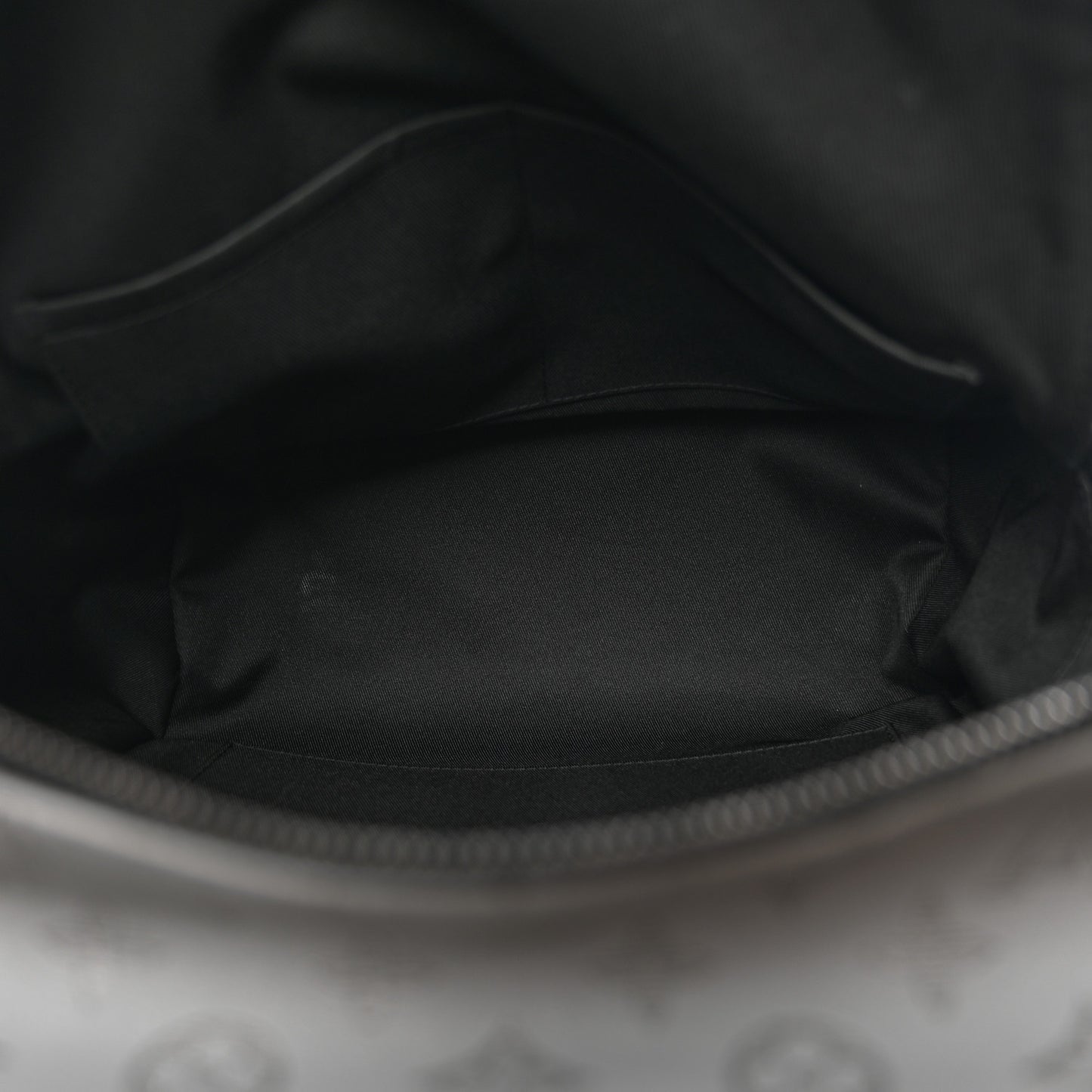 Calfskin Monogram Racer Backpack Grey