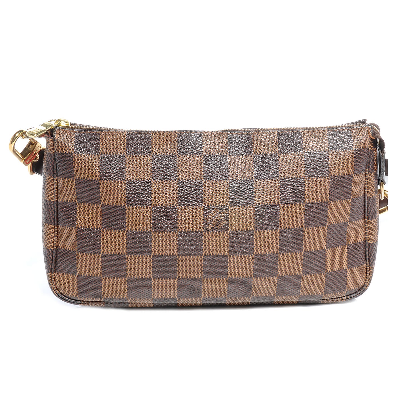 Damier Ebene Pochette Accessories W Adjustable Strap