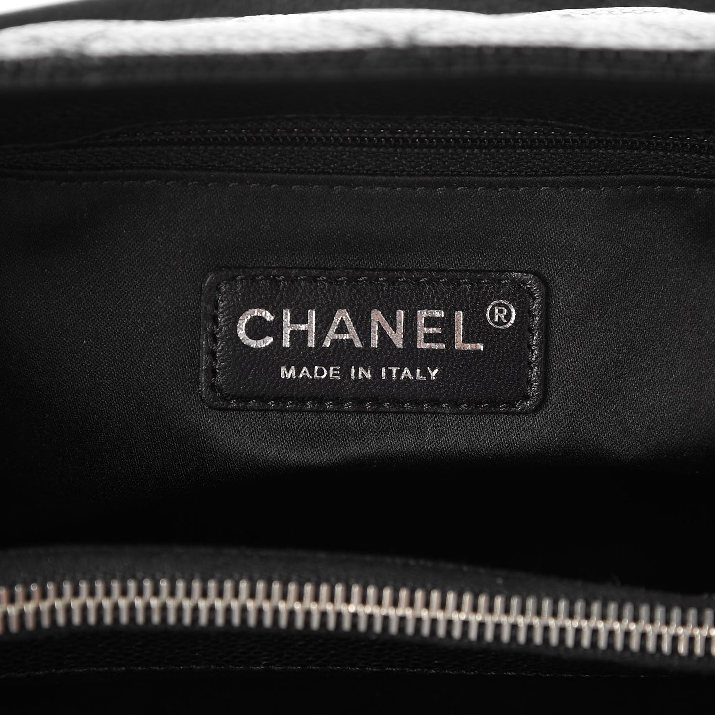Caviar Quilted Grand Shopping Tote GST Black