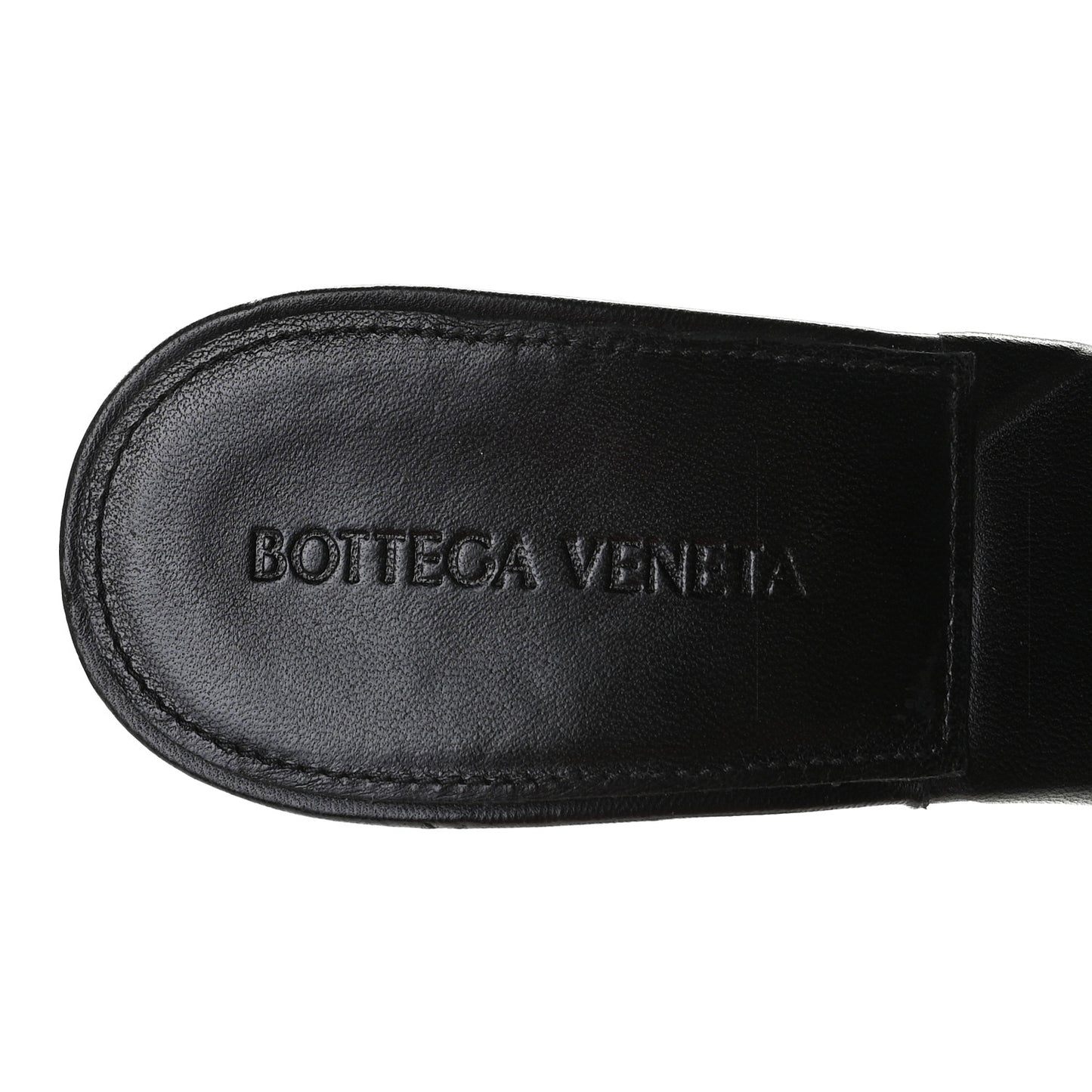 Nappa Quilted Rubber Lido Mule Sandals 41 Black