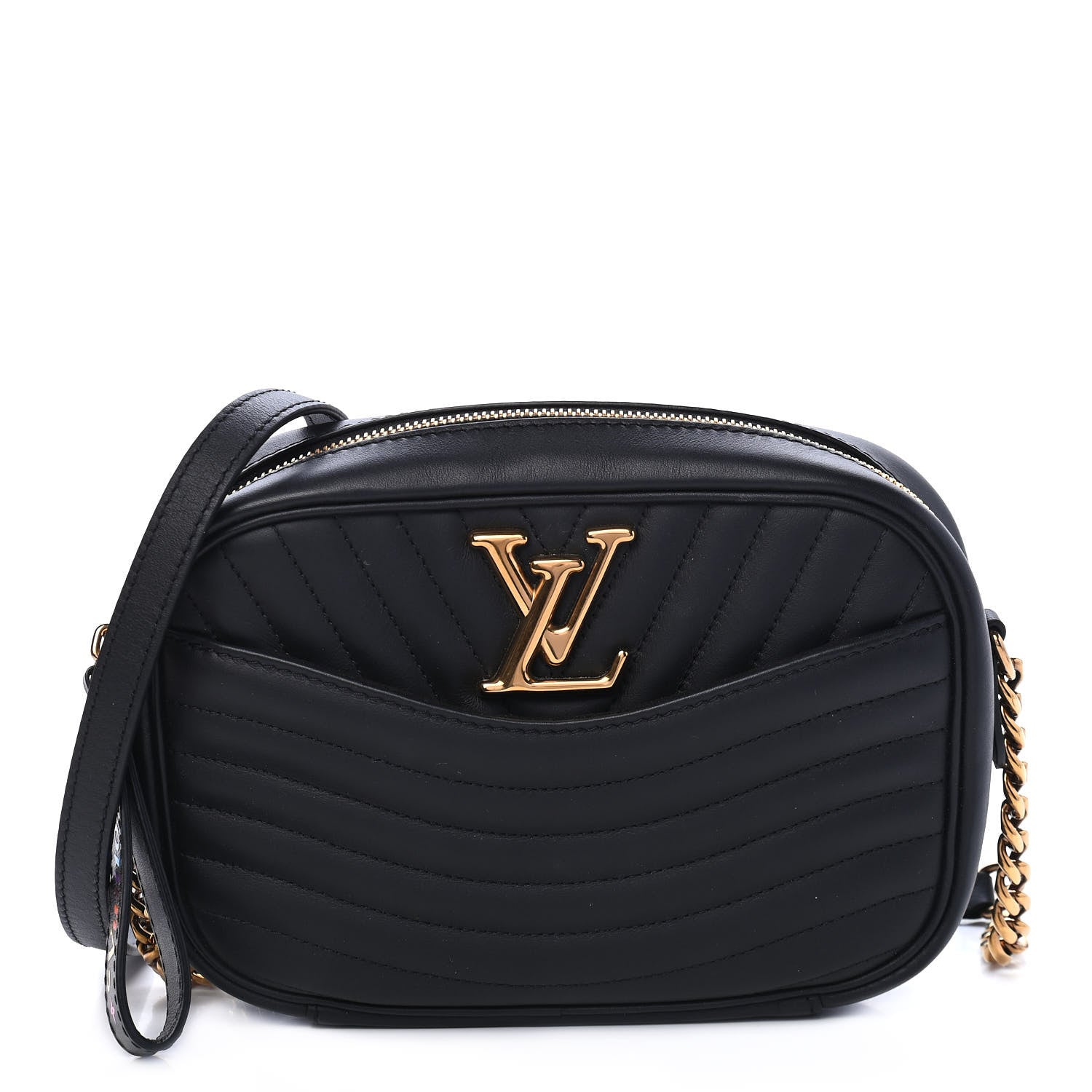 Louis Vuitton Calfskin New Wave Camera Bag Black 1 of 11