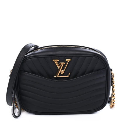 Louis Vuitton Calfskin New Wave Camera Bag Black 1 of 11