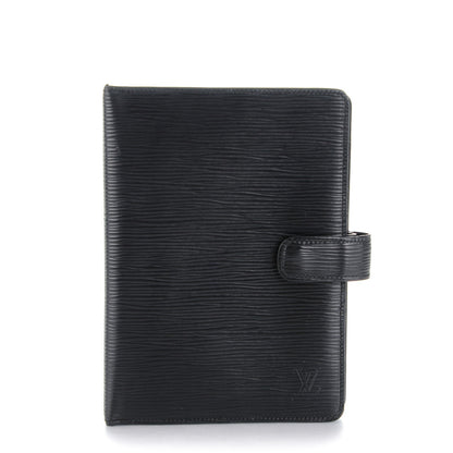 Louis Vuitton Epi Medium Ring Agenda Cover Black 1 of 6
