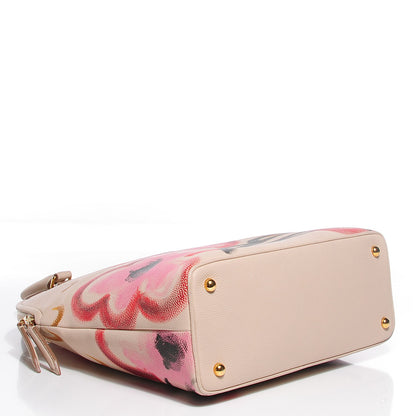 Burberry Prorsum Grainy Calfskin Hand Painted Bloomsbury Red 4 of 9
