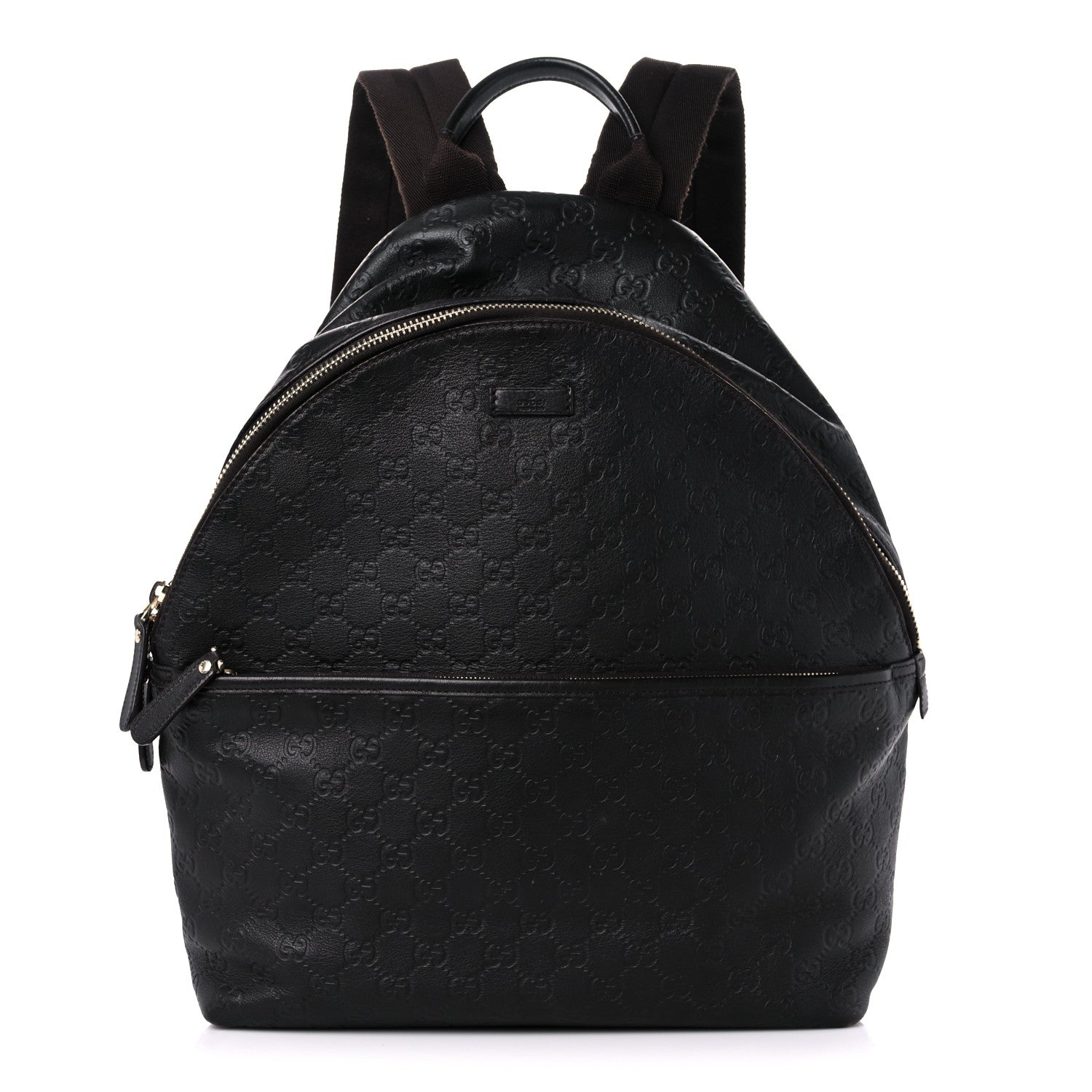 Gucci Guccissima Backpack Dark Brown 1 of 16