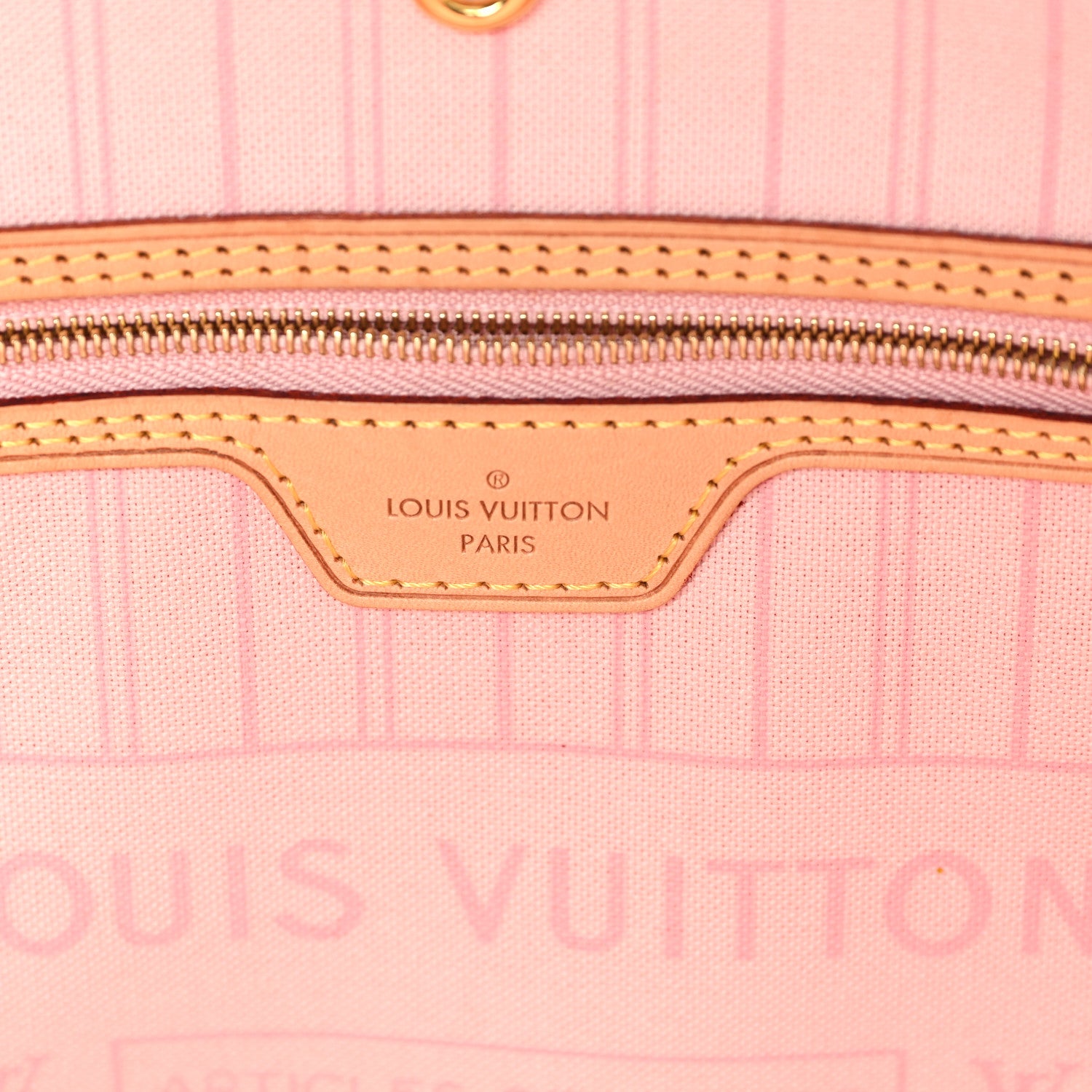Louis Vuitton Damier Azur Neo Neverfull MM Rose Ballerine 7 of 12