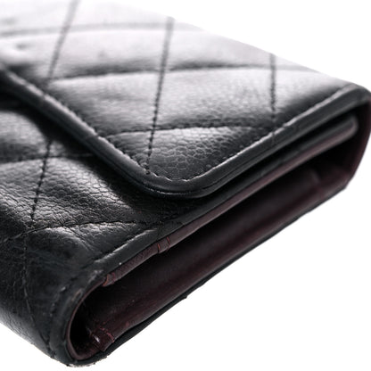 Chanel Caviar Quilted Large Flap Wallet Black 14 of 36