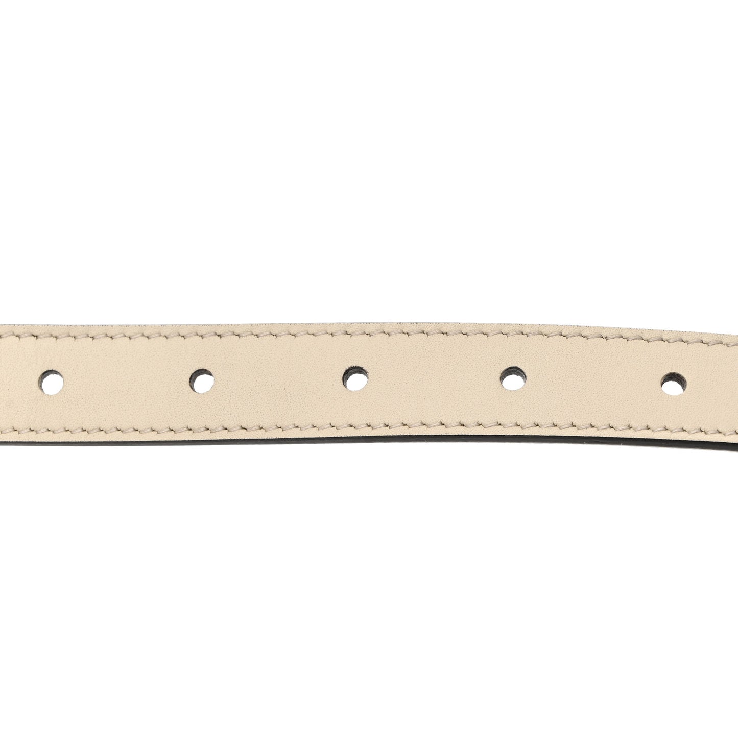 Calfskin Double G 20mm Belt 80 32 Mystic White