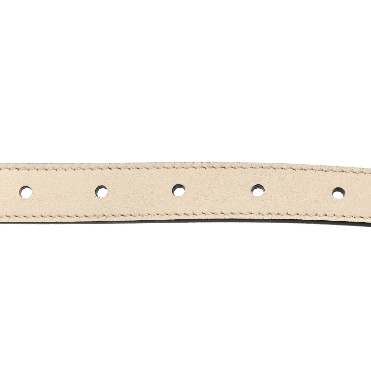 Gucci Calfskin Double G 20mm Belt 80 32 Mystic White 5 of 6