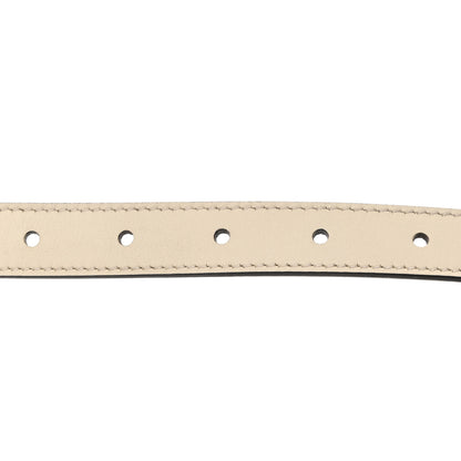 Gucci Calfskin Double G 20mm Belt 80 32 Mystic White 5 of 6