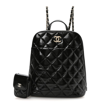 Chanel Shiny Calfskin My Pocket Backpack Black 1903868 – FASHIONPHILE