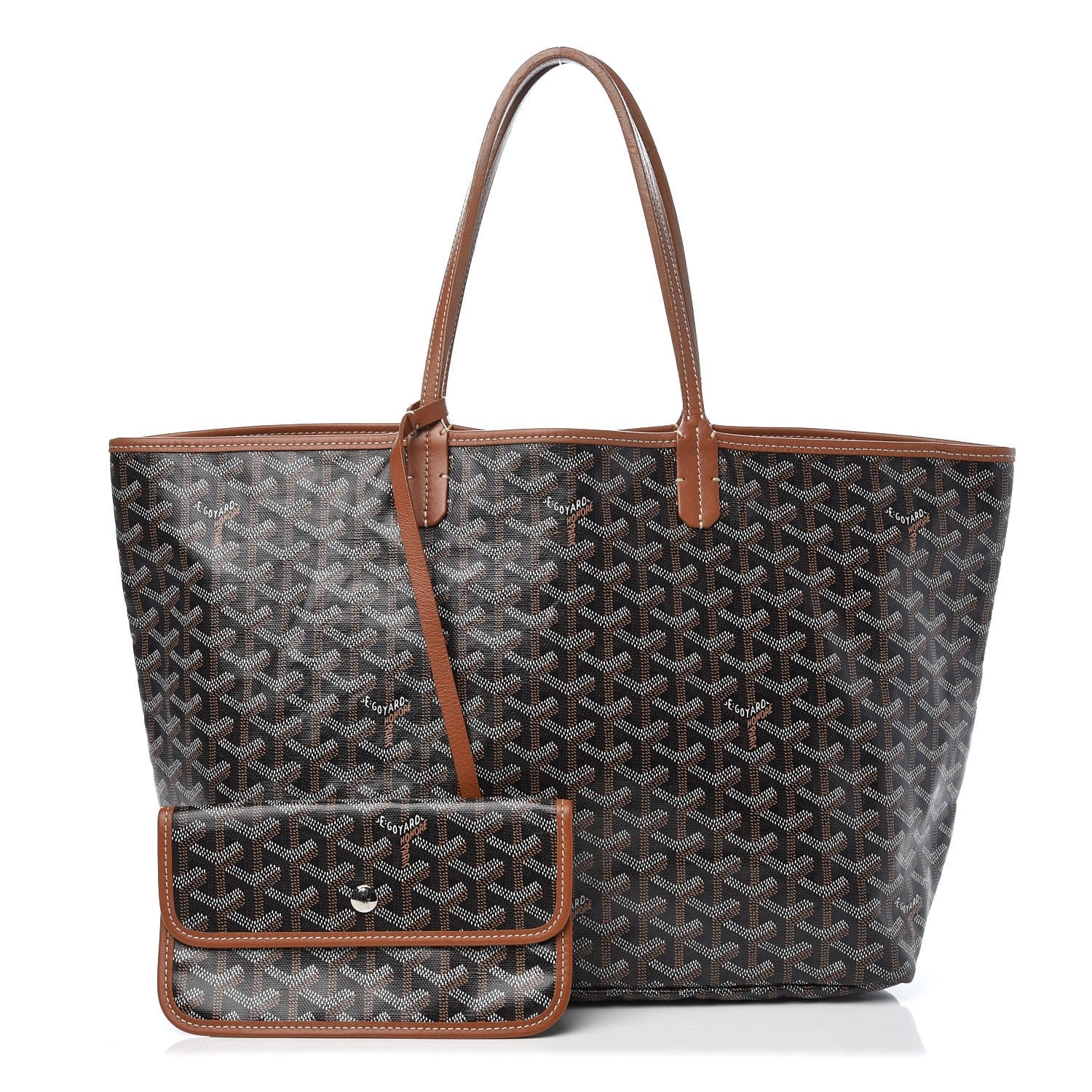 Goyard Goyardine Saint Louis PM Black Gold 1 of 9