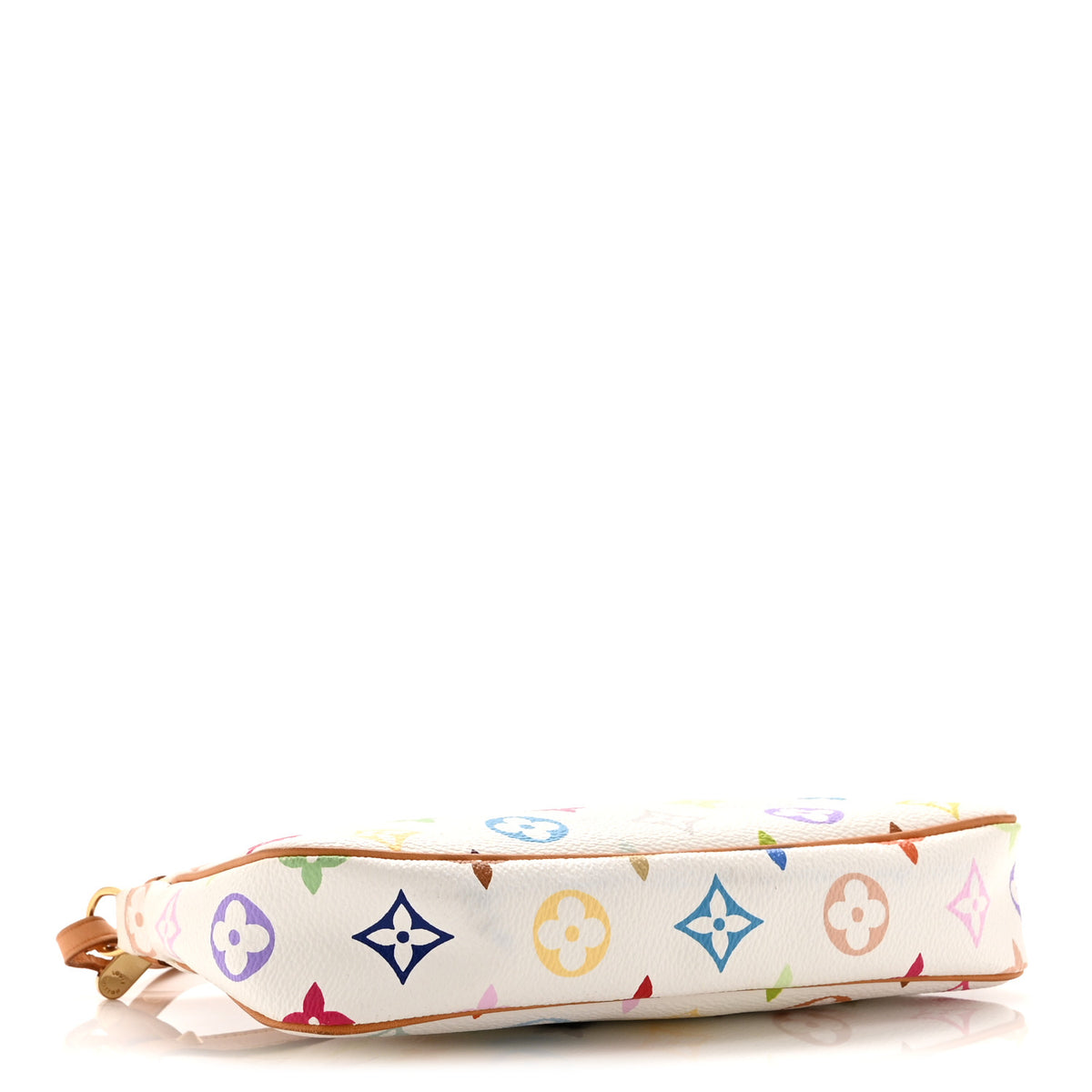 Monogram Multicolor Pochette Accessories White