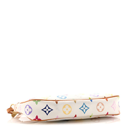 Louis Vuitton Monogram Multicolor Pochette Accessories White 4 of 10