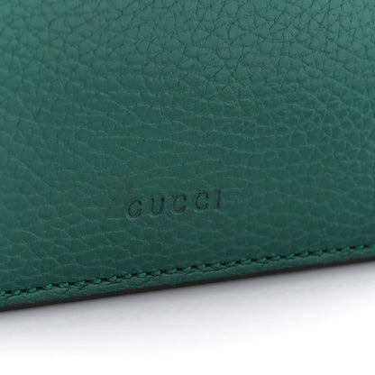 Gucci Pebbled Calfskin Small Dionysus Shoulder Bag Emerald 16 of 27