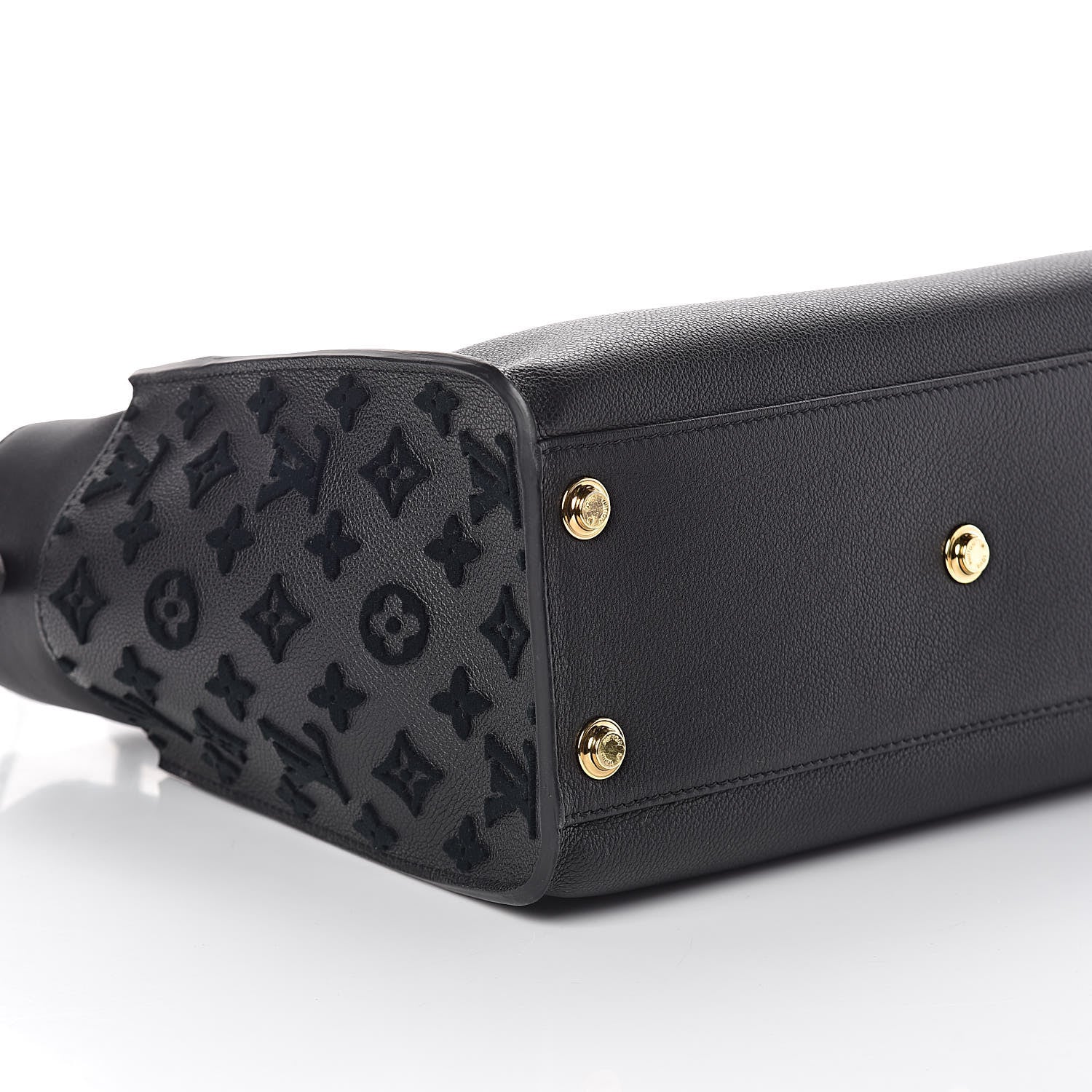 Louis Vuitton Calfskin Monogram Tufting On My Side Black 7 of 8