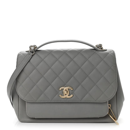 Chanel Caviar Quilted Large Business Affinity Flap Grey 1 of 10