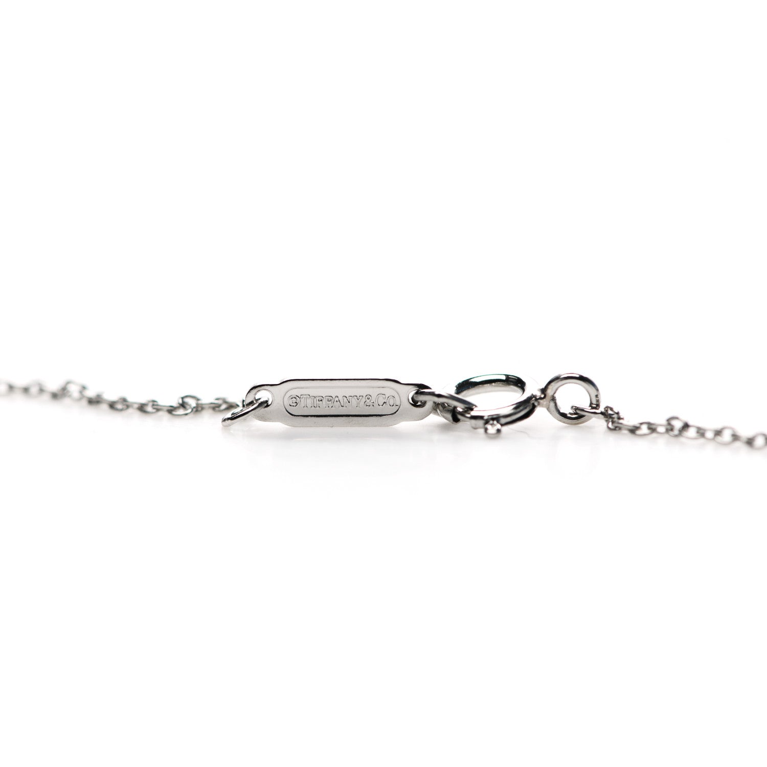 Tiffany Platinum Diamond Mini Victoria Necklace 4 of 6