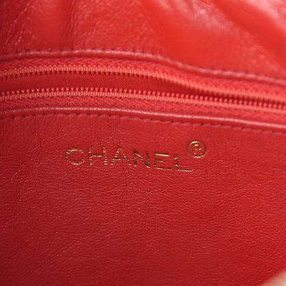 Chanel Lambskin Quilted Tassel Camera Case Red 5 of 11