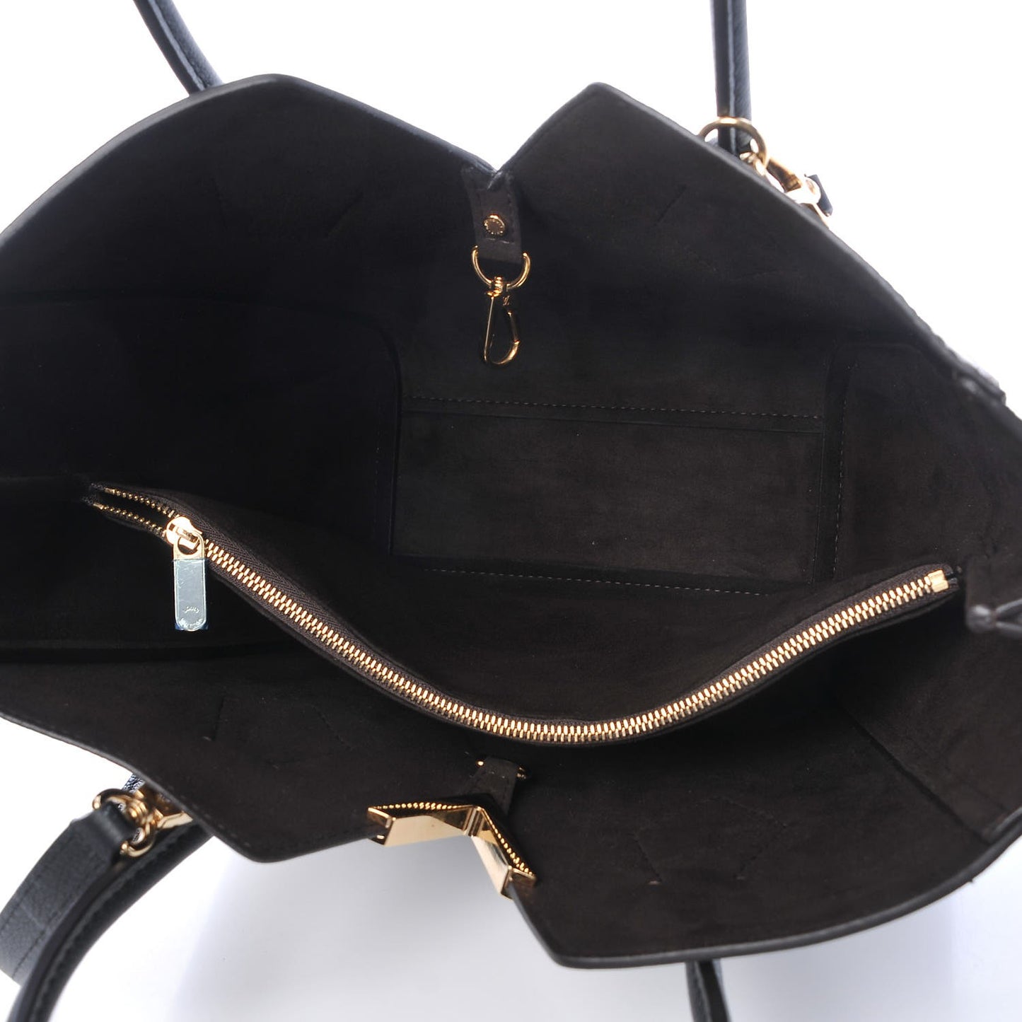 Calfskin Monogram Kimono Tote PM Black