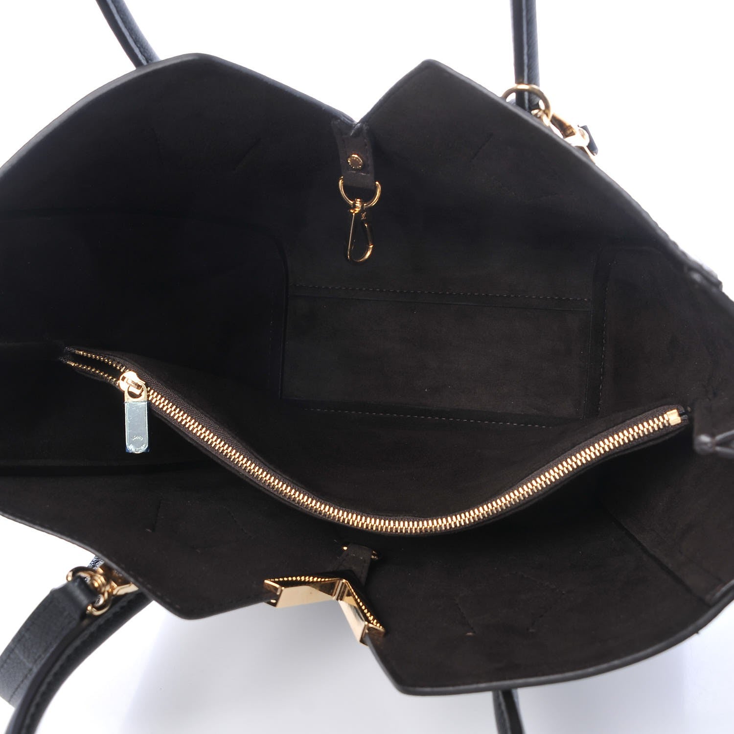 Louis Vuitton Calfskin Monogram Kimono Tote PM Black 5 of 7