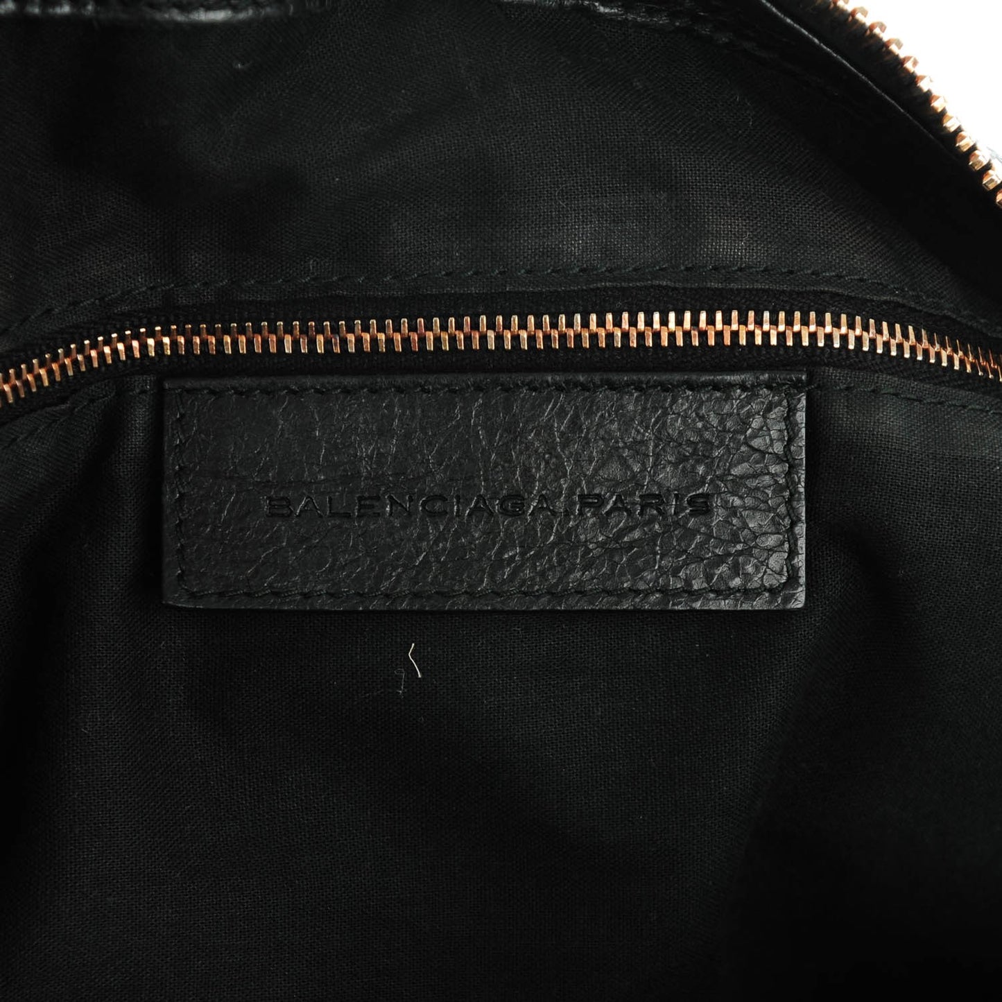 Agneau Giant 21 Rose Gold Hardware Work Black