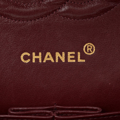 Chanel Lambskin Quilted Medium Double Flap Black 6 of 14