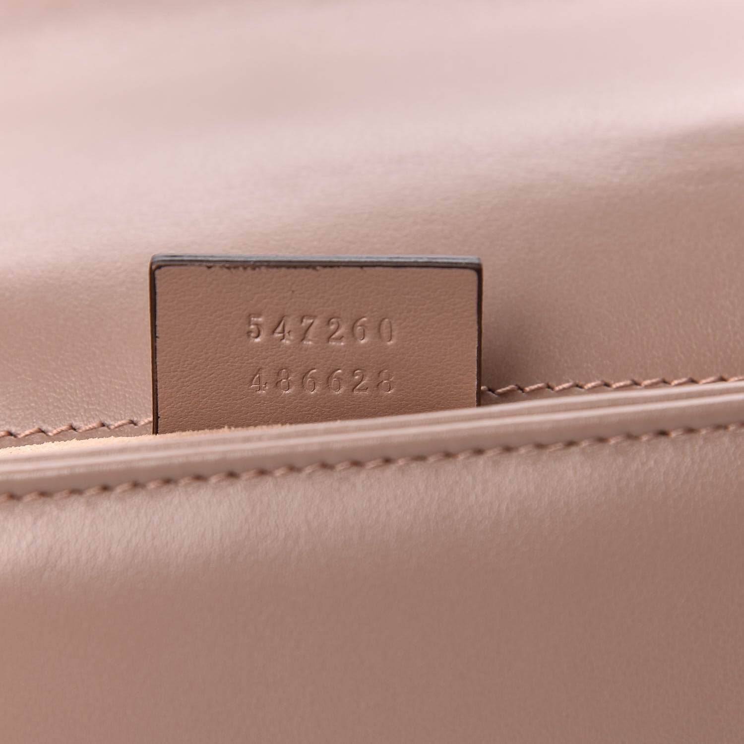 Gucci Calfskin Matelasse Mini GG Marmont Top Handle Shoulder Bag Porcelain Rose 7 of 10
