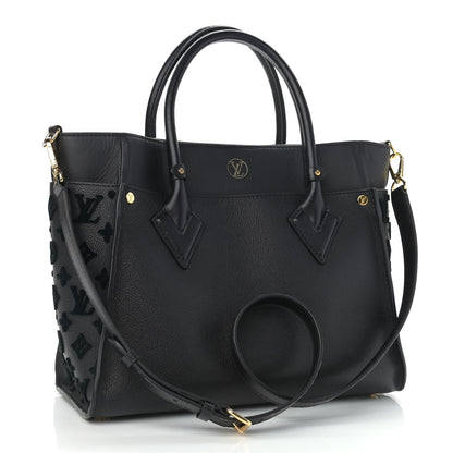 Louis Vuitton Calfskin Monogram Tufting On My Side Black 3 of 9