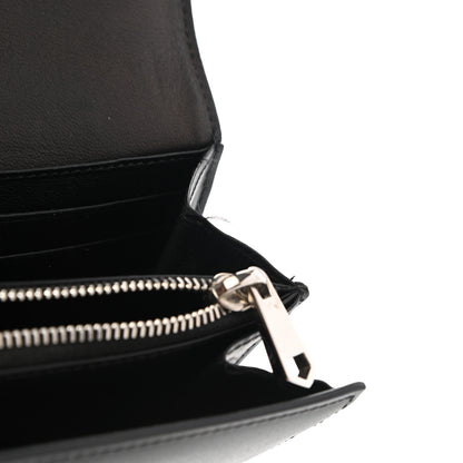 Givenchy Smooth Calfskin Horizon Continental Wallet Black 14 of 15