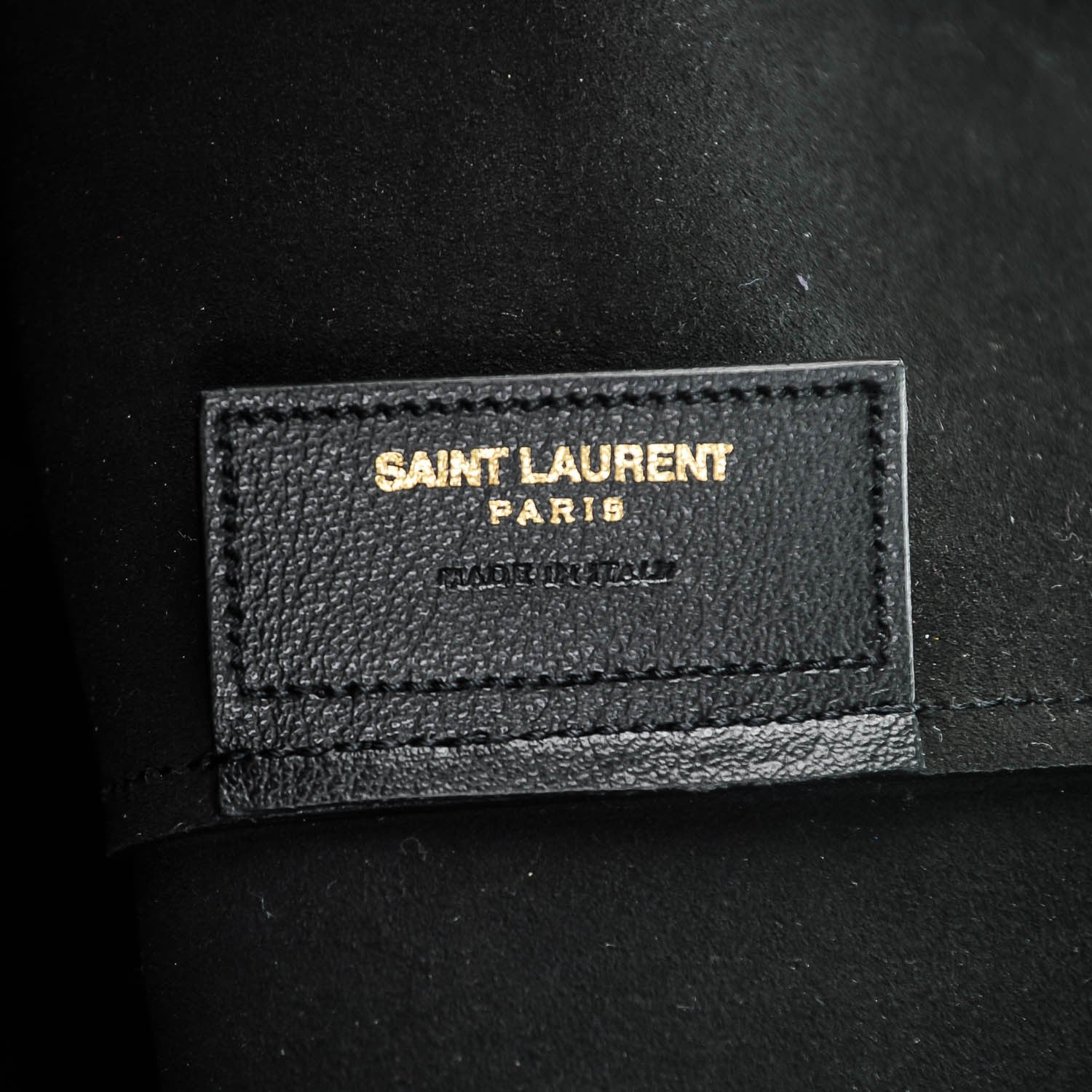 Saint Laurent Calfskin Large Shopping Tote Black 7 of 9