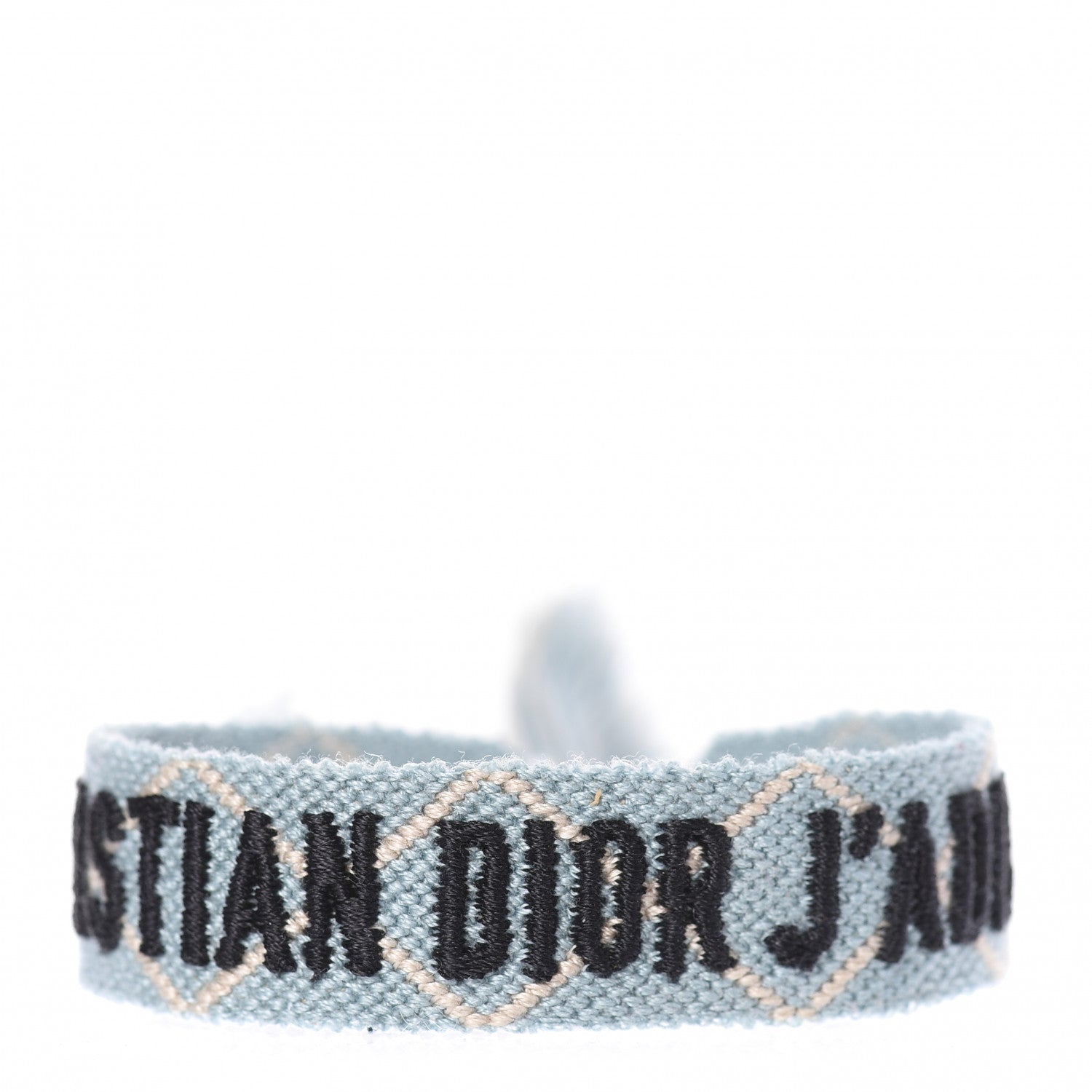 Christian Dior Woven Cotton J'Adior Friendship Bracelet Set Blue Nude 4 of 7