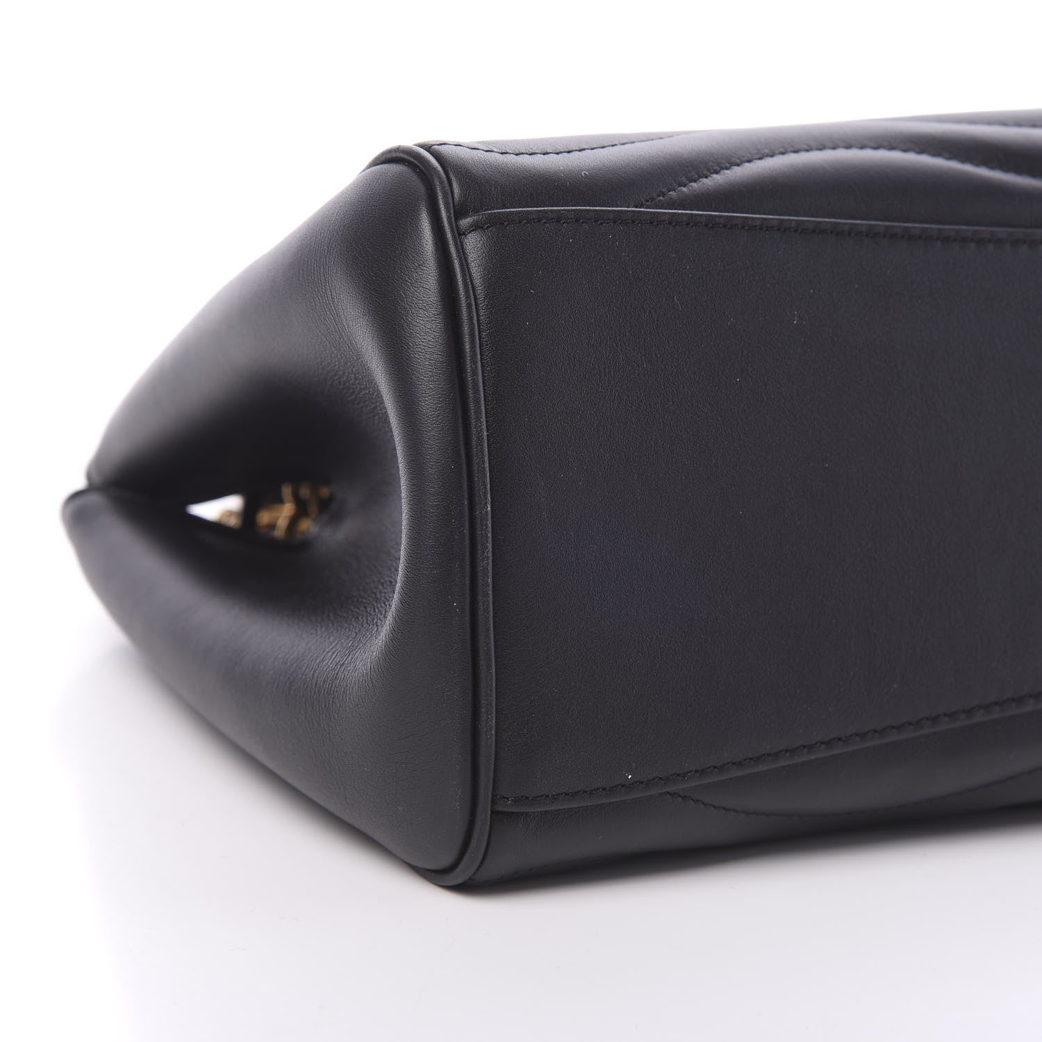 Louis Vuitton Calfskin New Wave Chain Tote Black 7 of 12