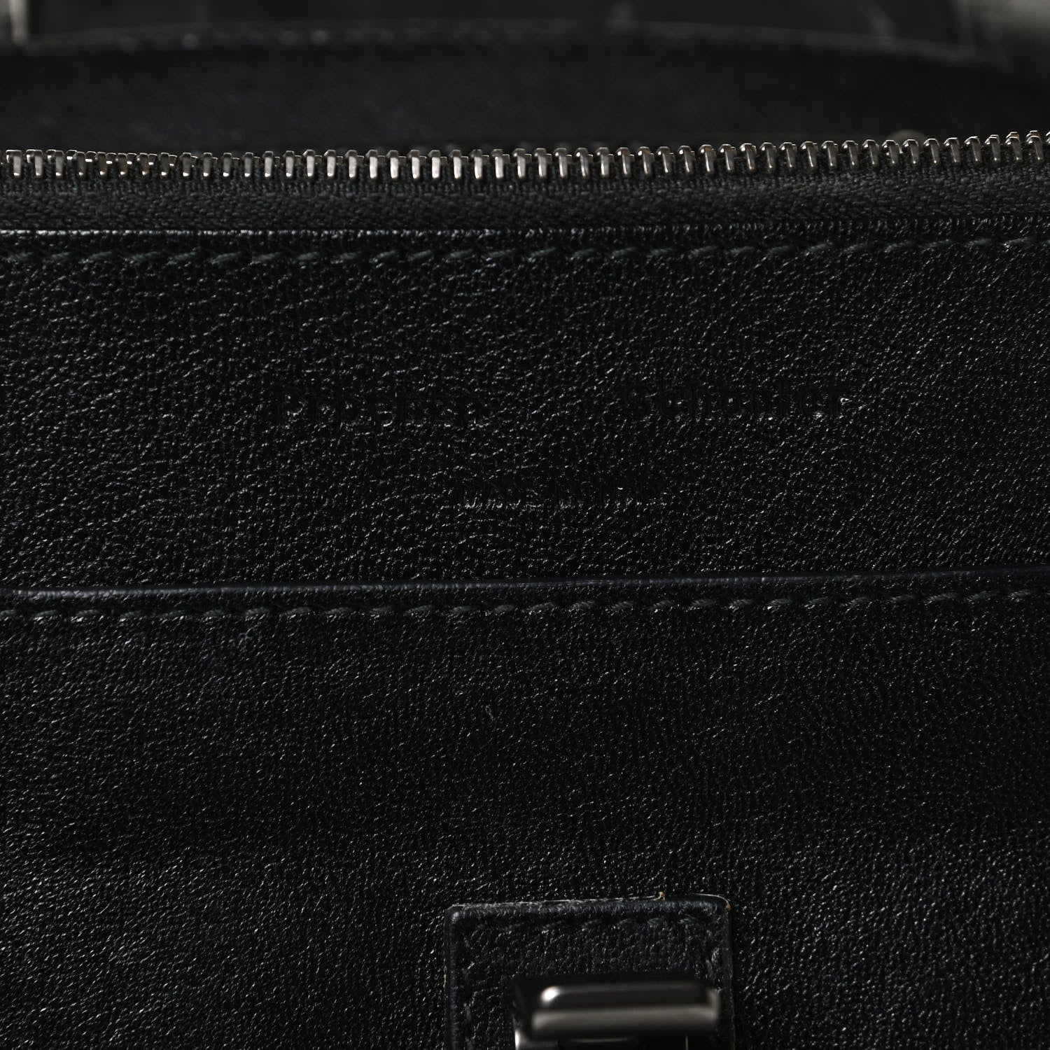 Proenza Schouler Lambskin PS1 Large Chain Wallet Black 6 of 9