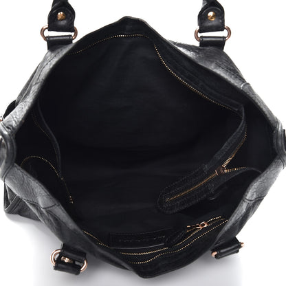 Balenciaga Agneau Giant 12 Rose Gold Hardware City Black 6 of 10