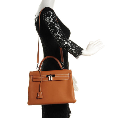 Hermes Togo Kelly Retourne 32 Gold 2 of 27