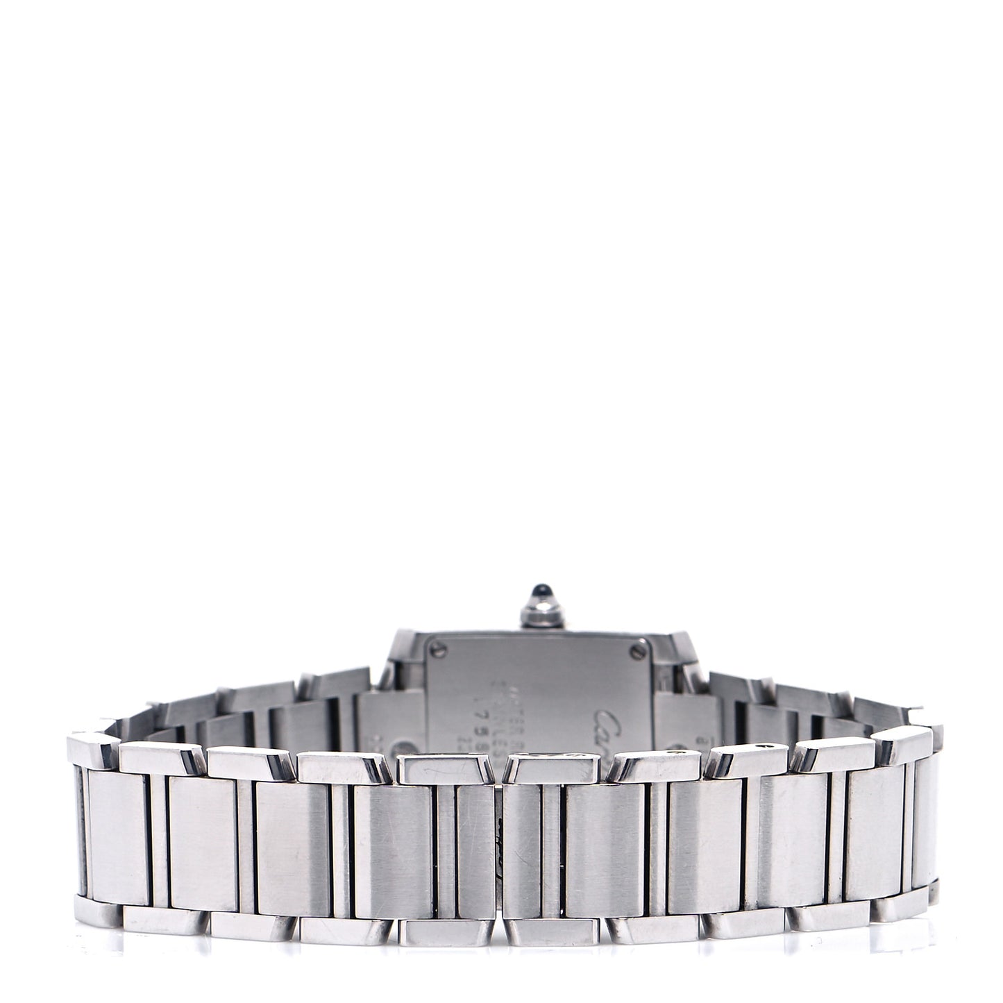 Stainless Steel 20mm Tank Francaise Quartz Watch