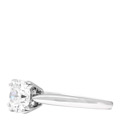 Harry Winston Platinum Diamond 1.01ct Round Brilliant Cut Solitaire Engagement Ring 48 4.5 3 of 7
