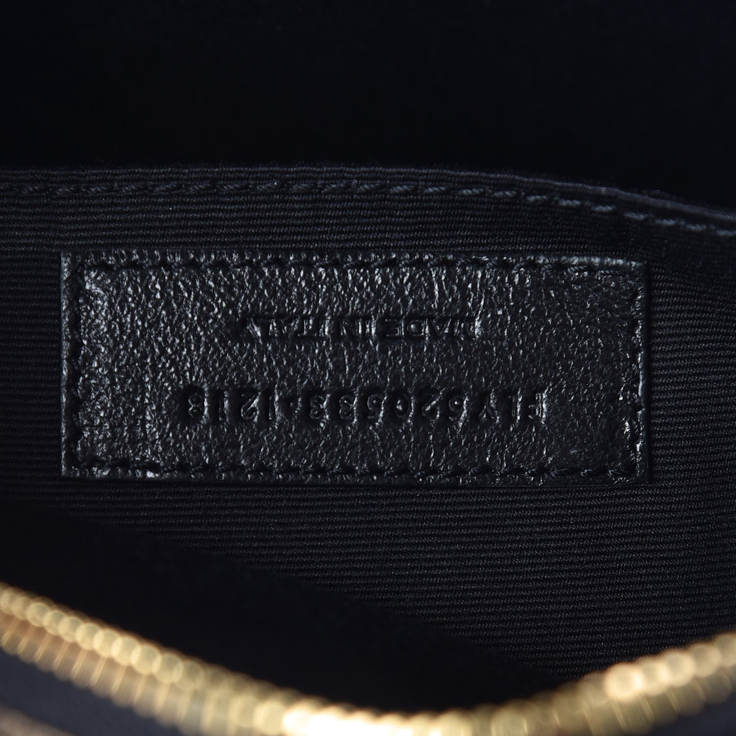 Saint Laurent Calfskin Lame Monogram Small Lou Camera Bag Gold Olive 7 of 10