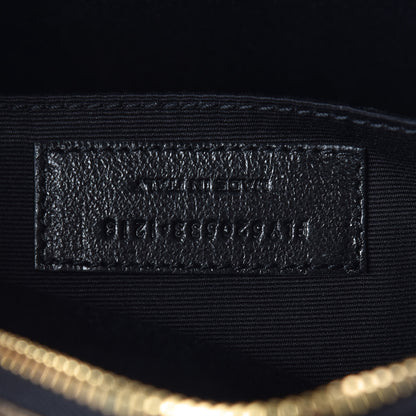 Saint Laurent Calfskin Lame Monogram Small Lou Camera Bag Gold Olive 7 of 10
