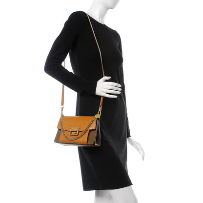 Givenchy Calfskin Small GV3 Shoulder Bag Amber Mastic 2 of 6