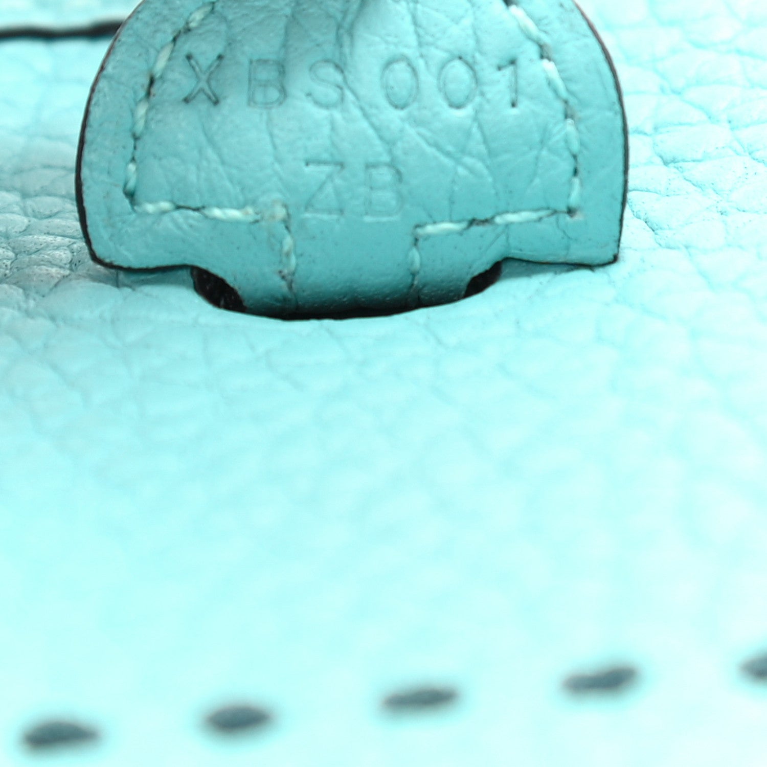 Hermes Taurillon Clemence Evelyne TPM Bleu Atoll 6 of 10