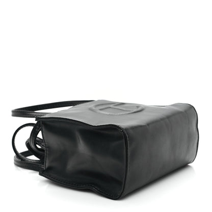Telfar Vegan Leather Small Shopping Bag Black 4 of 11