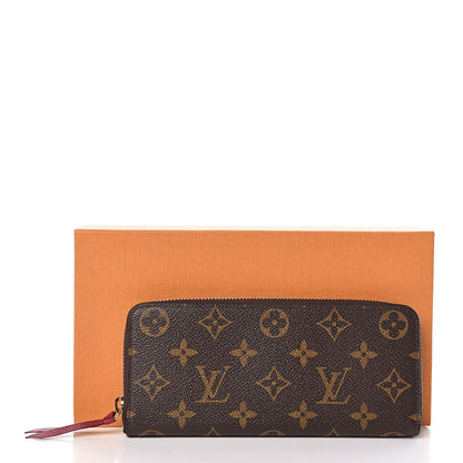 Louis Vuitton Monogram Clemence Wallet Fuchsia 8 of 8