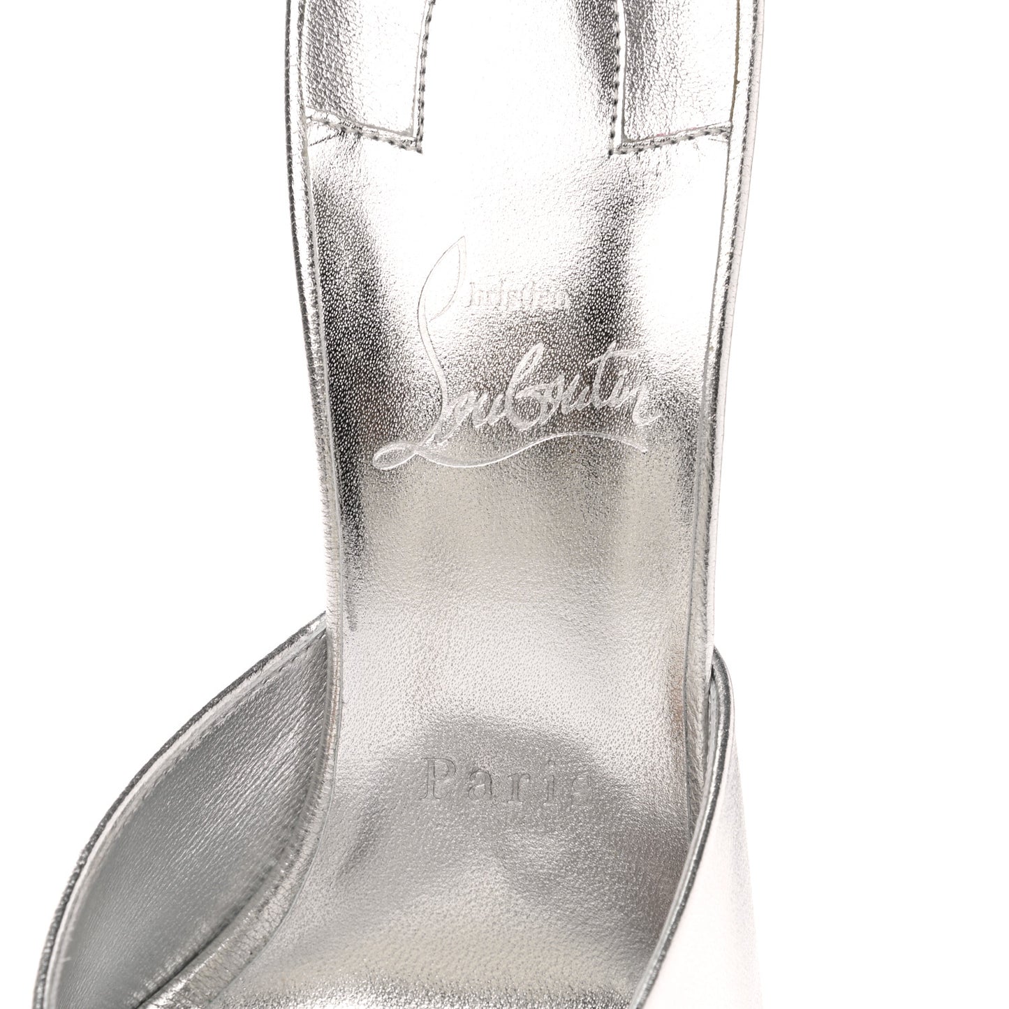 Metallic Nappa Me Dolly 100 Sandals 39 Silver
