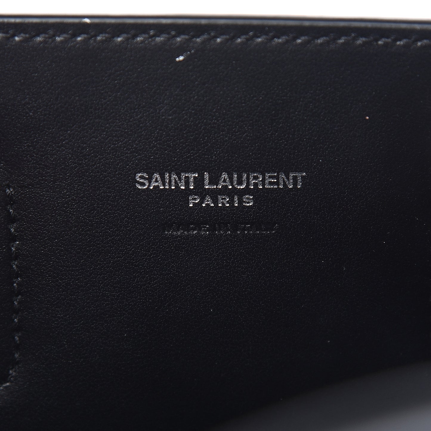 Grained Calfskin Nano Sac De Jour Black