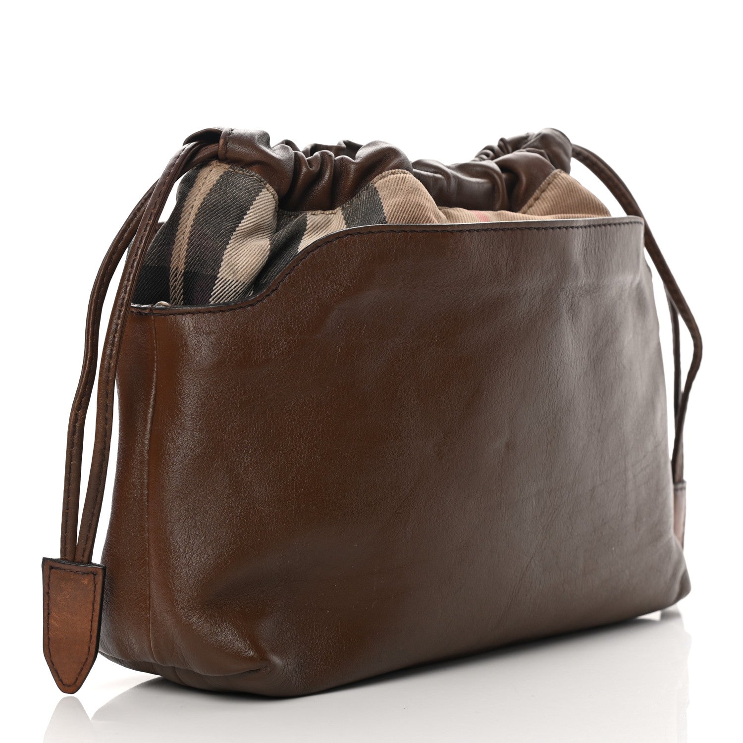 Burberry Calfskin House Check Little Crush Tan 3 of 13