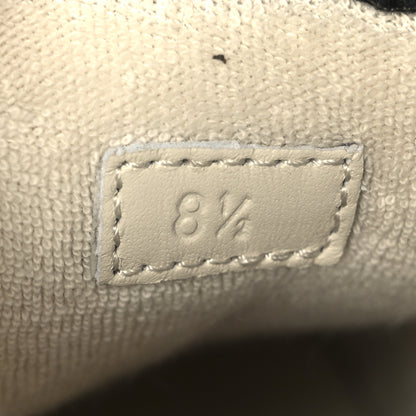Gucci GG Supereme Monogram Miro Soft Calfskin Web Mens Screener Sneakers 8.5 8.5 Beige Ebony Black New Platinum 10 of 11