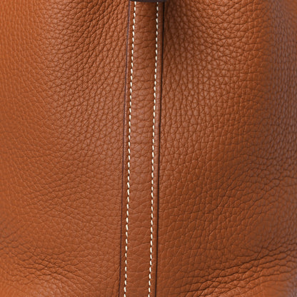 Hermes Taurillon Clemence Picotin Lock 18 PM Gold 8 of 10